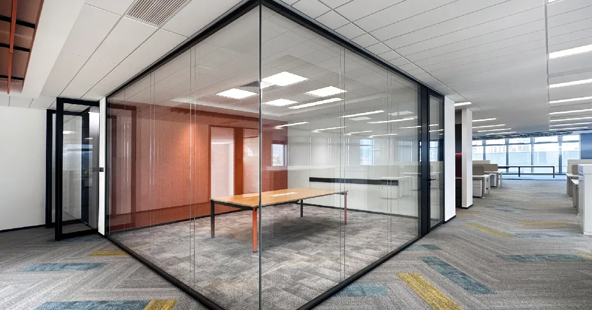 Acoustic Glass Partitions
